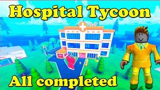 Roblox Hospital Tycoon All completed Golden Builder