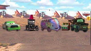 Disney Cars Unparalleled Parking & Dancing With The Cars Cardback Edits