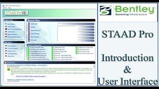 STAAd Pro Tutorial For Beginners [Eposide 1]: Introduction