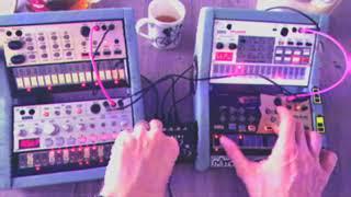 Techno Jam on Korg Volca Sample | Drum | Keys | Bass
