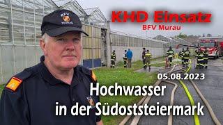 KHD Einsatz des BFV Murau in der Südoststeiermark