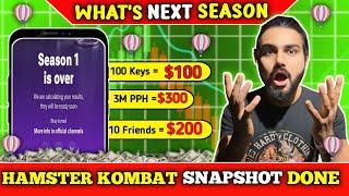 Hamster kombat snapshot 100coins = 1000₹ | Binance $HMSTR coins price ? Session 2 hamster airdrop