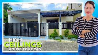 Modern Bungalow Bliss with Soaring Ceilings in BF Resort Village Las Pinas.  House Tour 240