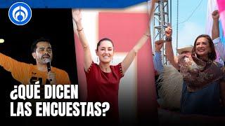 ¿Quién gana y quién pierde en la presidencia y la CDMX? Esto dicen las encuestas