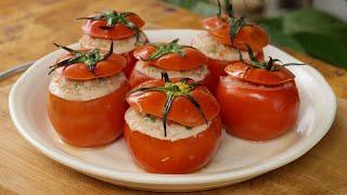 Stuffed Tomatoes Recipe - Ground Pork-Stuffed Tomatoes - Bodian Life