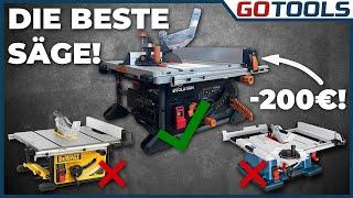 This table saw really surprised us – Evolution R255TBL+ in the endurance test