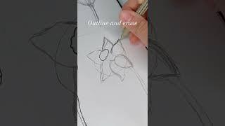 Drawing a beginner friendly Daffodil #satisfyingdrawing #drawingtutorial #floraldrawing