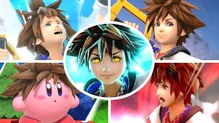 Sora All Victory Poses, Final Smash, Kirby Hat & Palutena Guidance in Smash Bros Ultimate