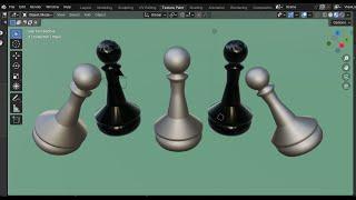 Tutorial basic 3D Blender pemula | Membuat pion catur