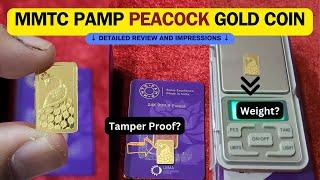 MMTC PAMP 2g 24K Peacock Gold Bar Unboxing | Detailed Review and Impressions