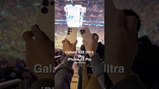 Galaxy S25 Ultra vs iPhone 16 Pro Video Zoom Test at a Basketball Game!