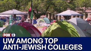 Nonprofit names UW among top anti-Jewish colleges | FOX 13 Seattle