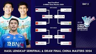 HASIL LENGKAP SEMIFINAL & JADWAL FINAL CHINA MASTERS 2024 BESOK JAM 12:00 WIB #chinamasters2024