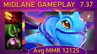  7.37 Puck |KDA - 25 KP - 81%| New patch Mid Gameplay - Dota 2 Top MMR