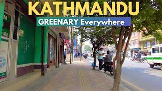 Walking in Brand New FOOTHPATHS in KATHMANDU City with Greenary After Balen Action 2023