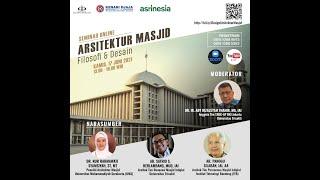 Zoom Webinar: Arsitektur Masjid Filosofi & Desain