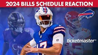 Instant Reaction To The Buffalo Bills 2024 Regular Season NFL Schedule!