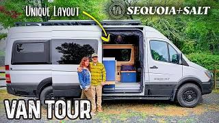 Campervan With Very Unique Layout | Sprinter Van Life Build