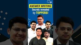  Secret Revealed! UPSC Toppers on Answer Writing #upsc #shorts