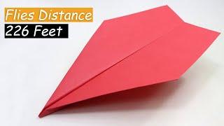 How to Make World Record Paper Airplane that Flies FAR - The Suzanne