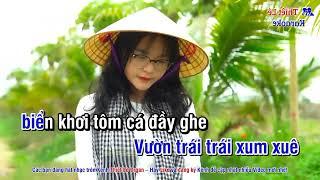 Karaoke Dáng Dứng Bến Tre - Tone Nam - Nhạc Sống Lê Thiết - Beat Chuẩn - Rumba Organ.