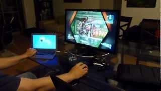 Gaming on a Macbook Air over Thunderbolt (Borderlands 2)