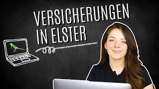 Versicherungen absetzen - ELSTER Tutorial