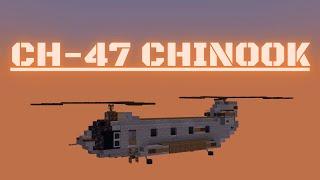 Minecraft: How to build a Helicopter in Minecraft (CH-47 Chinook) Minecraft Helicopter Tutorial