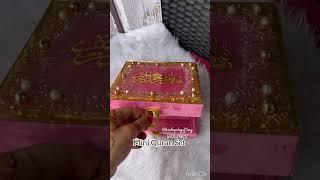 Quran set | Bridal Quran Hamper #quran #allah ##bridalgift #bridal #wedding #weddinggift #nikah