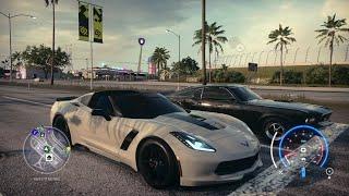 NFS Heat - Corvette Grand Sport vs Mustang Boss 302