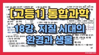 [고1 통합과학] 18강. 화석, 지질시대, 대멸종