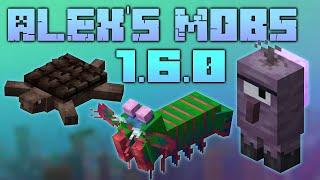 ALEX'S MOBS 1.6.0 - РАК-БОГОМОЛ, ЧЕРЕПАХА И МУНГУС - МОД ОТ АВТОРА ICE AND FIRE MINECRAFT ОБЗОР МОДА