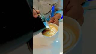CLASSIC LATTE ART TULIP POURThe secret to#art Tulip stacks#Basic Latte Art Pattern#tutorial #coffee