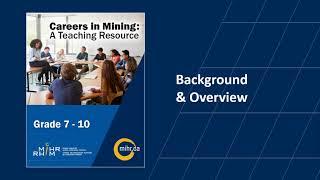 Careers in Mining: A Teaching Resource