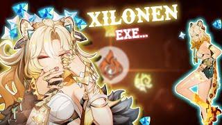 XILONEN Exe.. With Power Of FRIENDSHIP  #genshinimpact #genshin #funny