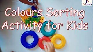 Primary Colours Sorting Activity for Kids l Colour Sorting Activities | Fun Activities for kids