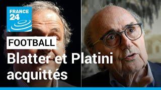 Procès Fifa : Sepp Blatter et Michel Platini acquittés des soupçons d'escroquerie • FRANCE 24