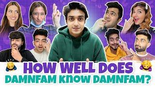 I played a DamnFam Quiz  ft. DAMNFAM | Tanzeel Khan