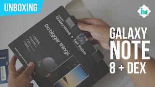 Samsung Galaxy Note 8 con Dex -  Unboxing en español