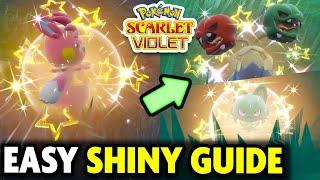 EASY SHINY POKEMON in Pokemon Scarlet and Violet! ALL NEW SHINY METHODS!