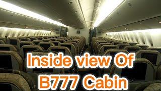 Inside View of B777 Cabin/PIA/Aviation