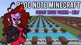 Friday Night Funkin, MILF - Bloc note, Minecraft