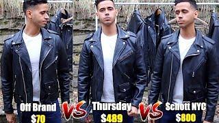 Thursday Leather Jacket Vs Schott Perfecto 118 Vs A $70 Leather Jacket- Best Motorcycle Jackets