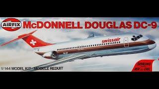 Airfix 1/144 McDonnel Douglas DC-9 unboxing.