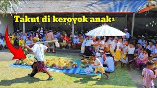 Tradisi Mabegal pada hari Tumpek Uye di Pura Dugul DP Belong