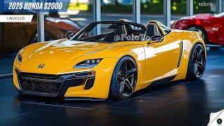 New 2025 Honda S2000 Unveiled - Amazing ultimate roadster sports car!