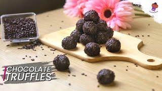 Chocolate Truffles | Truffles using Condensed Milk | Condensed Milk Chocolate Truffles