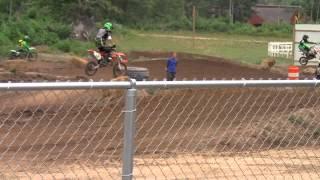 SJO Productions Supercross 6-21-2014 Muskegon race 85C moto 2  my son