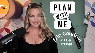 Plan With Me: Erin Condren A5 Rings Flip Through For My 12 Week Year