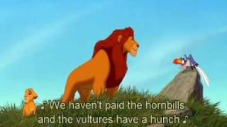 The Lion King - The Morning Report (Movie version with lyrics)